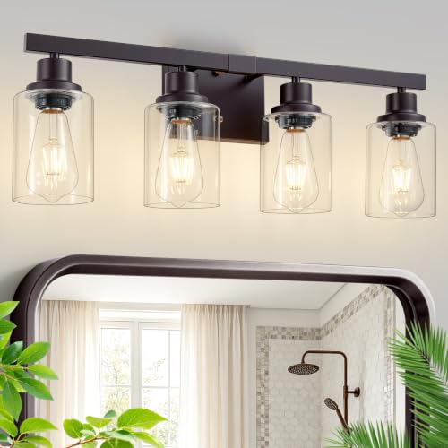 Oil Rubbed Bronze Vanity Lights for Bathroom