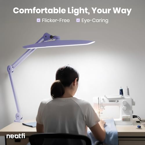 XL 2200 Lumens 20W LED Desk Lamp with Clamp