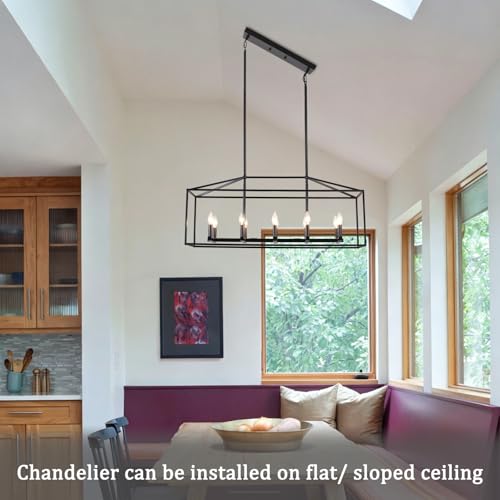 38'' Black Dining Room Light Fixture