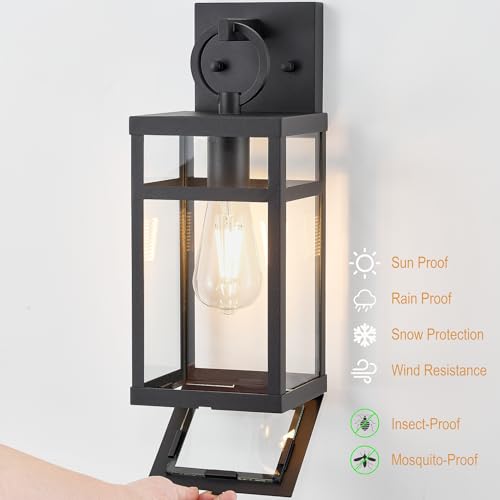 14 Inch Traditional Insect‑Proof Outdoor Wall Light Sconce 2‑Pack (2 Count)