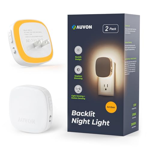 Plug in LED Backlit Night Light (2 Count)
