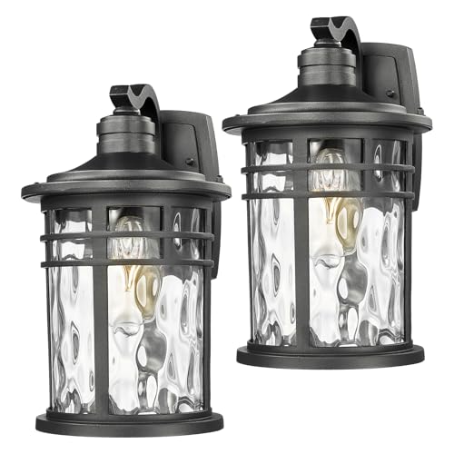 2pcs Large Outdoor Porch Lights Wall Mount (2 Count)