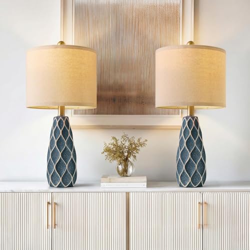 Samll Table Lamps Set of 2 for Living Room