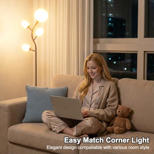 4 Globe Floor Lamp for Living Room