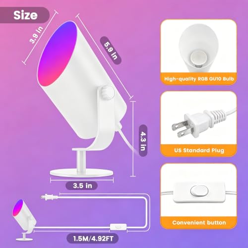 Uplights Indoor 2 Pack (White / 2 Pack)