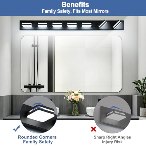 360° Rotate LED Bathroom Vanity Light Fixtures
