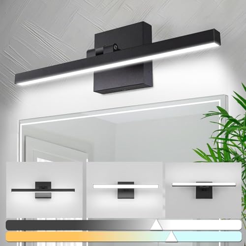 16 inch Black Modern LED Bathroom Vanity Light Bar