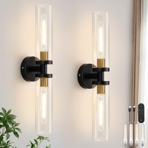 Battery Operated Wall Sconces Set of Two (2 Count)