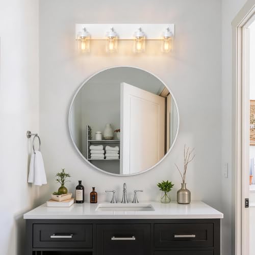 Bathroom Light Fixture White