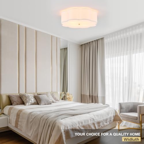 21.7" Large Gold Semi Flush Mount Ceiling Light