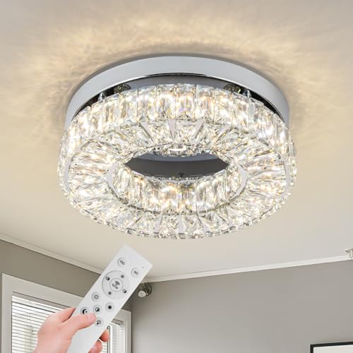 11.8” Crystal Ceiling Light Fixture
