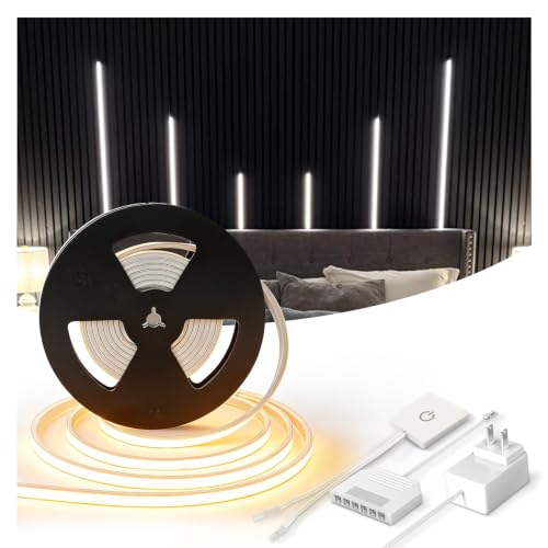16.4ft Silicone LED Light Strip CRI90 Dot (Touch Control)