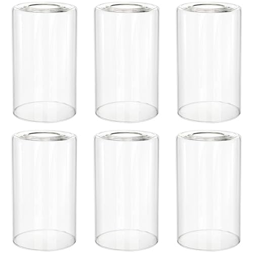 6 Pack Clear Glass Shades Replacement (6 Count)