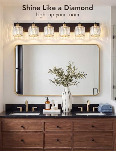 Crystal Vanity Lights for Bathrooms