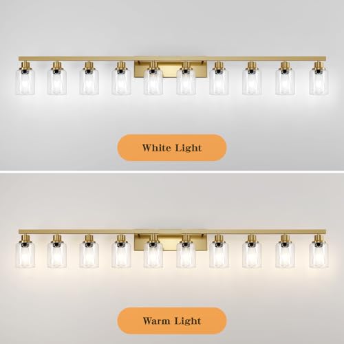 Gold Bathroom Vanity Light 10