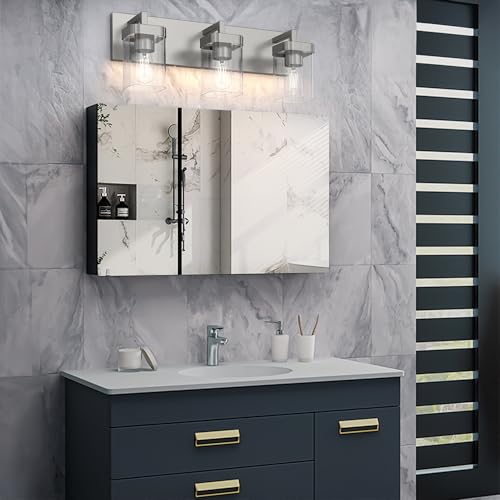 3 Light Bathroom Light Fixtures (3 Count)