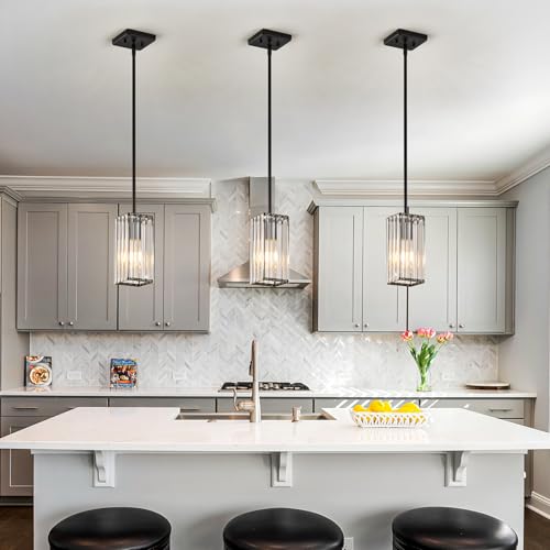 Modern Crystal Pendant Lights Kitchen Island