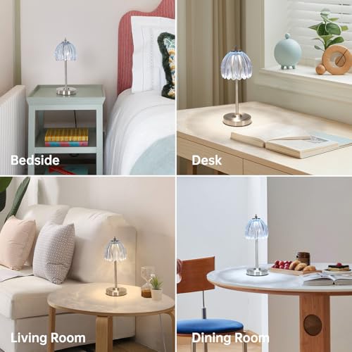 Rechargeable Table Lamp with 5200mAh Battery & Touch Control
