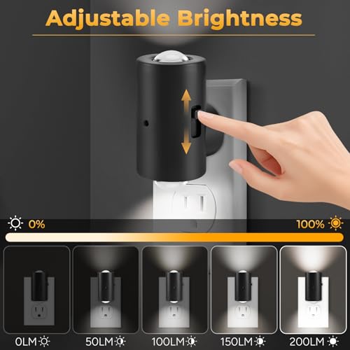 LED Night Lights Plug into Wall (4 Count)