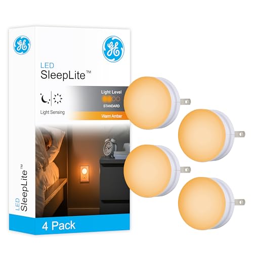 SleepLite Night Lights Plug into Wall (4 Count)
