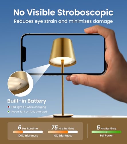 3 Pack Cordless Table Lamp (3 Count)