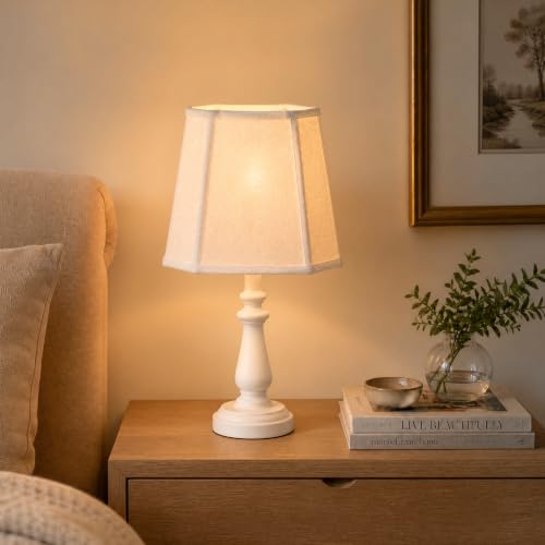 1 Pack White Linen Beveled