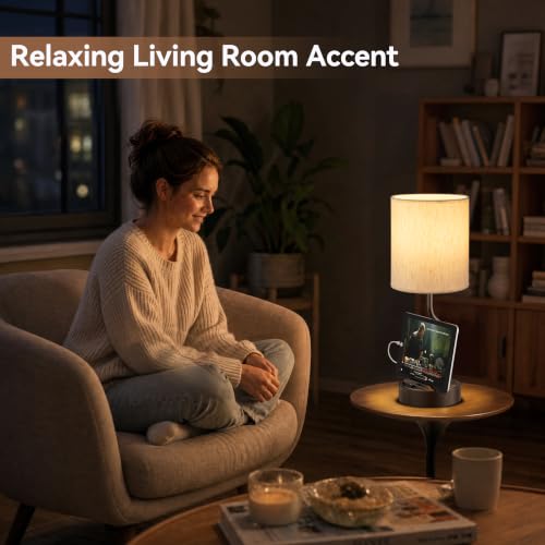 Bedside Lamps for Bedroom Set of 2 (2 Count)