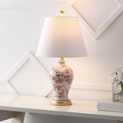 Grace 24" French Country Floral Urn Ceramic Lamp