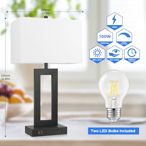 22" Table Lamp Set of 2 (2 Count)
