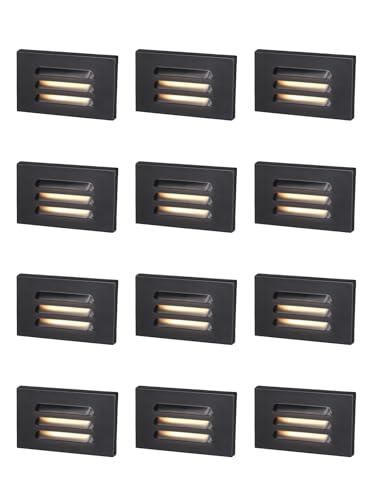 12 Pack 5CCT 120V LED Step Lights (12 Count)