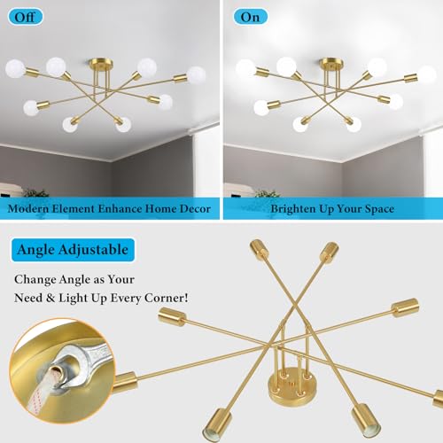 Modern Sputnik Chandelier 8