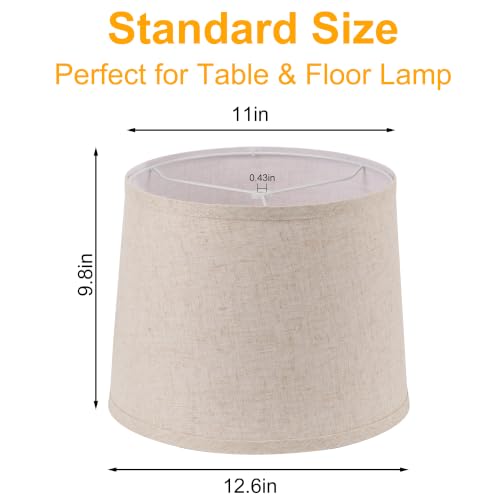 Empire Linen Lamp Shades Set of 2 (Linen)