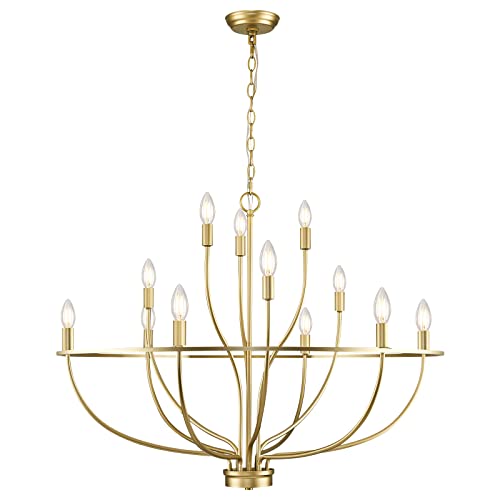 Large Gold Chandelier