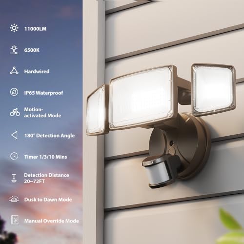 100W LED Motion Sensor Outdoor Lights