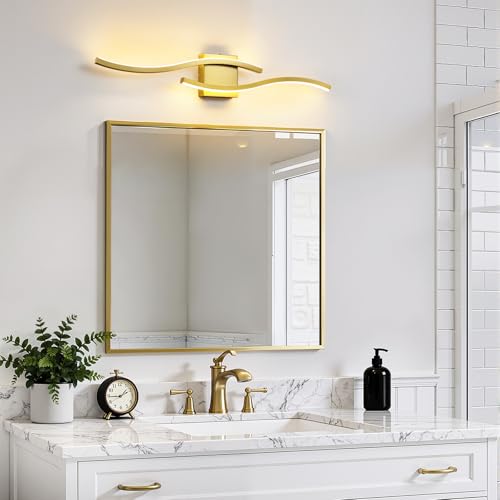 Gold LED Bathroom Vanity Lights