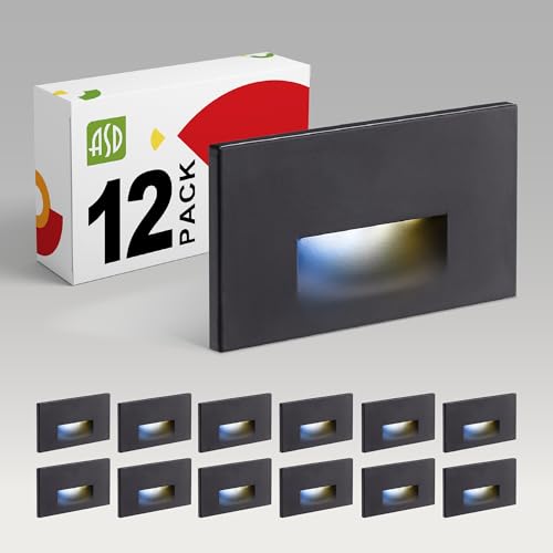 LED Recessed Step Light Fixture (12 Count)