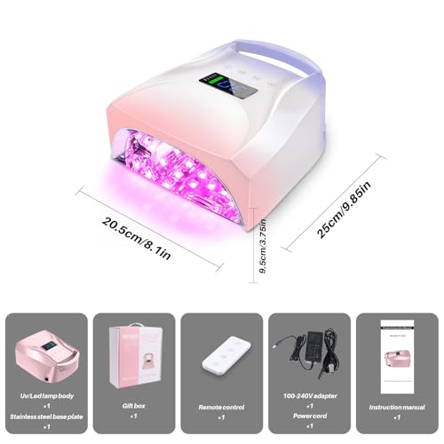 96W Cordless UV LED Nail Lamp