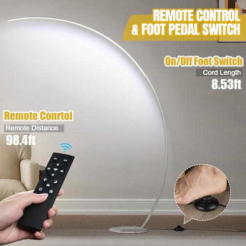 Dimmable LED Floor Lamp with 3 Color Temperatures