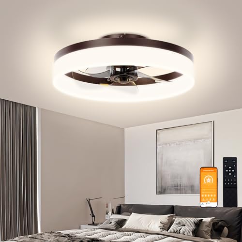 Low Profile Ceiling Fans with Lights and Remote