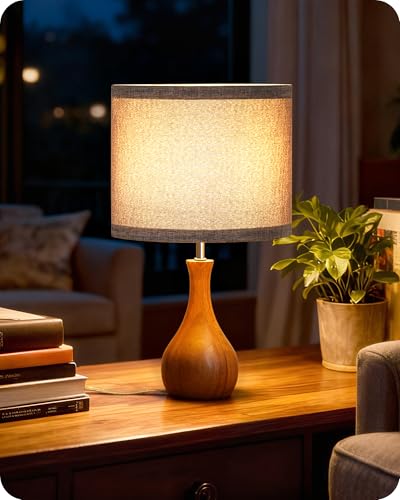 Gray Table Lamp