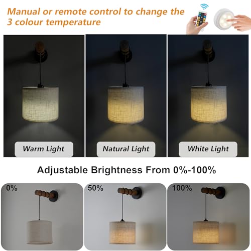 Rechargeable Battery Operated Wall Sconces Set of 2 (2 Count)