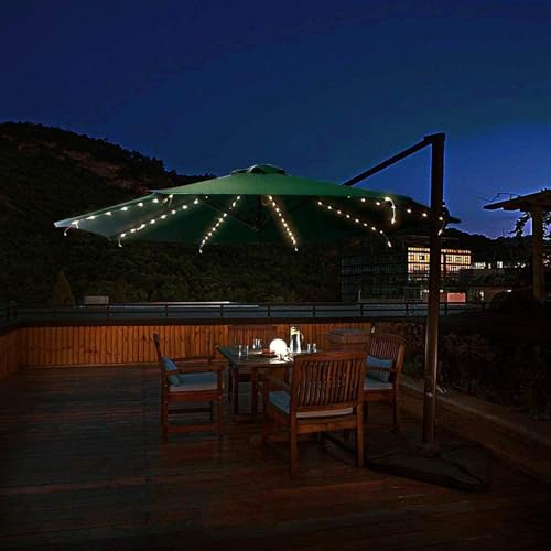 Solar Patio Umbrella Lights (94 Foot)