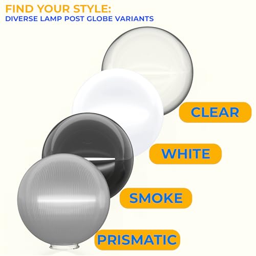 Lamp Post Globe Combo Lighting Fixture