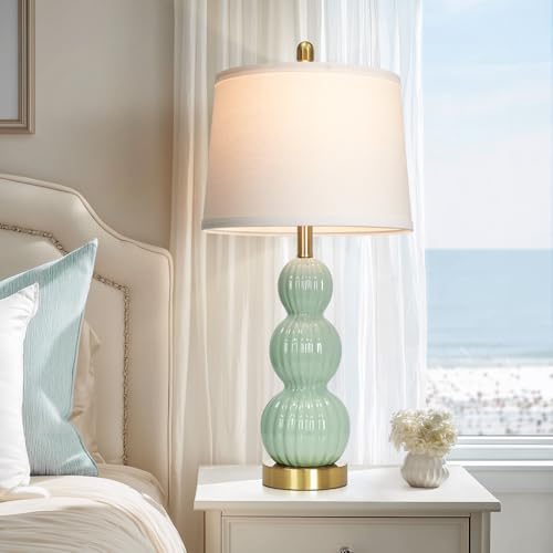 28" Sage Green Table Lamps Set of 2 for Living Room (2 Count)