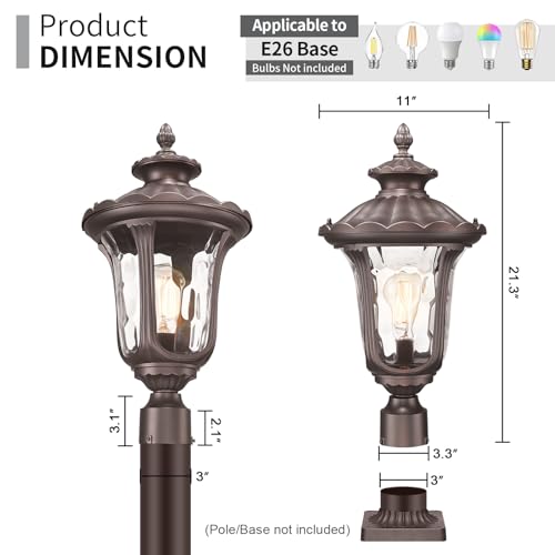 Outdoor Post Lights Fixtures Lamp Post Light