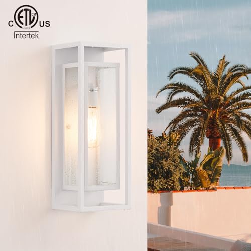 18" Modern Outdoor Porch Wall Light (2 Count)