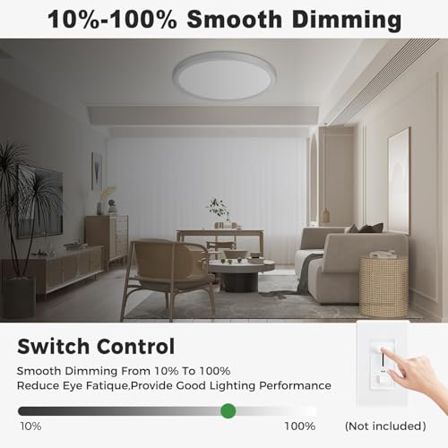 1Pack LED Flush Mount Ceiling Light
