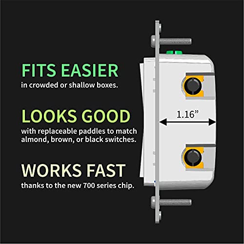 800 Series Z Wave Long Range S2 Dimmer Switch ZEN77 800LR