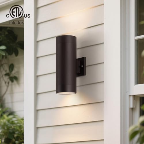 14" Modern Outdoor Porch Light 2 Lights (2 Count)