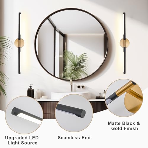 Modern Bathroom Light Fixtures Over Mirror 36 Inch